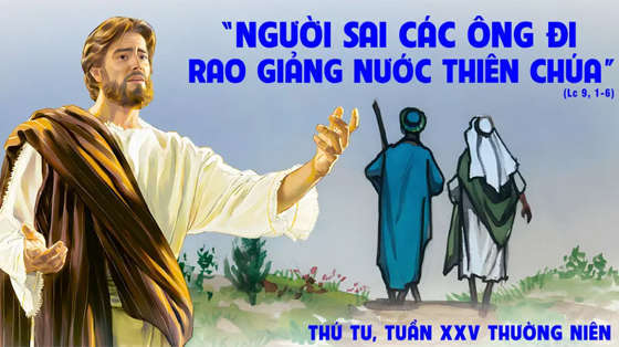 Lc 9, 1-6-thu-tu-tuan-25-thuong-nien-nam-c